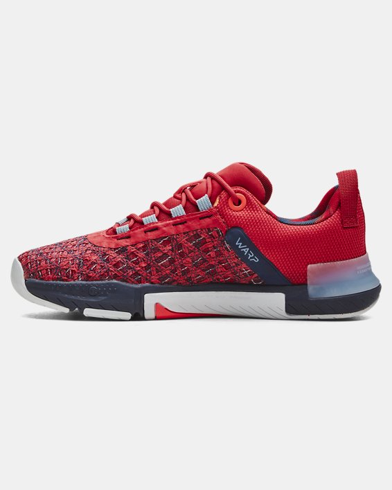 Men's UA TriBase™ Reign 5 Training Shoes in Red image number 1